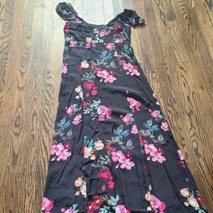 Floral off the shoulder maxi